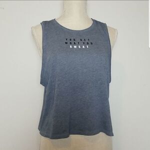 Pink by Victoria’s Secret‎ Women's  sleeveless round neck grey tank top Medium